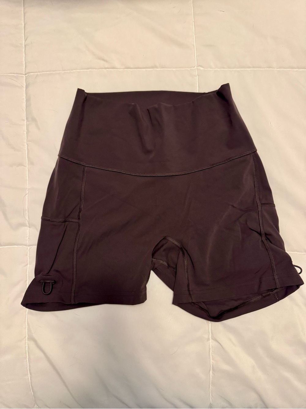 Gymshark High-Waist Athletic Bike Shorts - Gray